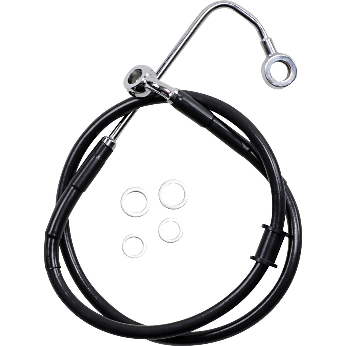 DRAG SPECIALTIES Stainless Steel Brake Line Kit Front - (Upper)