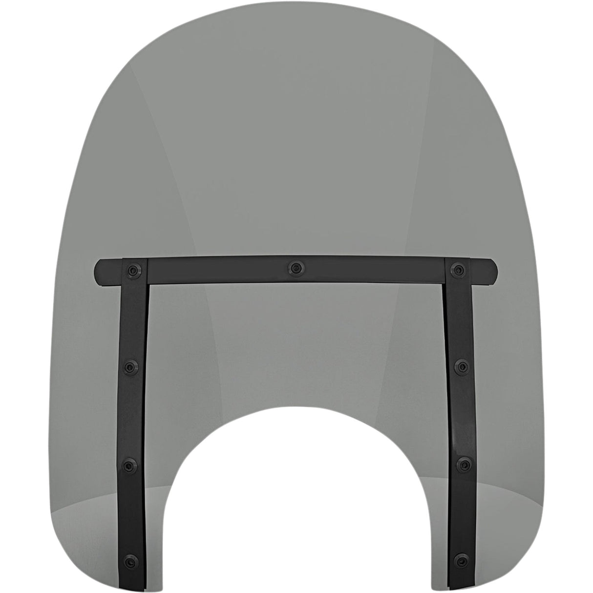 MEMPHIS SHADES 2313-0319 MEB41212 Memphis Slim Windshield 15" - 9" headlight cutout - black smoke