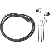 DRAG SPECIALTIES Brake Line Kit Front - Black