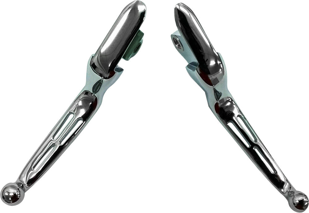 Harddrive 053574 Slotted Lever SET Chrome Softail For Harley Softail 2015-2021
