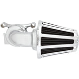 Arlen Ness Monster Sucker® Air Cleaner Kit — 10 Gauge Chrome - 81-030 For Harley Motorcycles 2017-2025