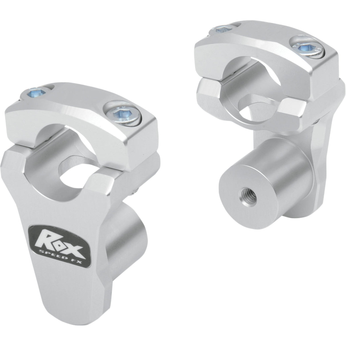 ROX Speed FX Pivoting Handlebar Risers For 1-1/8" Bar Clamps 1-3/4" Chrome - 3R-P2PPL Kawasaki Versys / Versys 1000 / Versys + 2015-2023