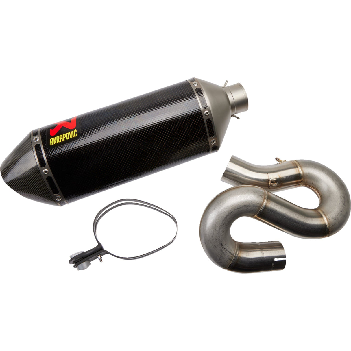 AKRAPOVIC 1811-1714 S-H10SO6T-TC Carbon Fiber Slip-On Line Muffler Slip-On Line Muffler - Carbon Fiber