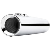 Cobra Powr-Flo Slip-On Mufflers Chrome - 6215 For Harley Touring 1995-2016