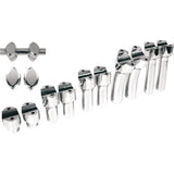 DRAG SPECIALTIES 0602-0469 Big Buffalo Handlebar Risers pullback - 5-1/2" - chrome