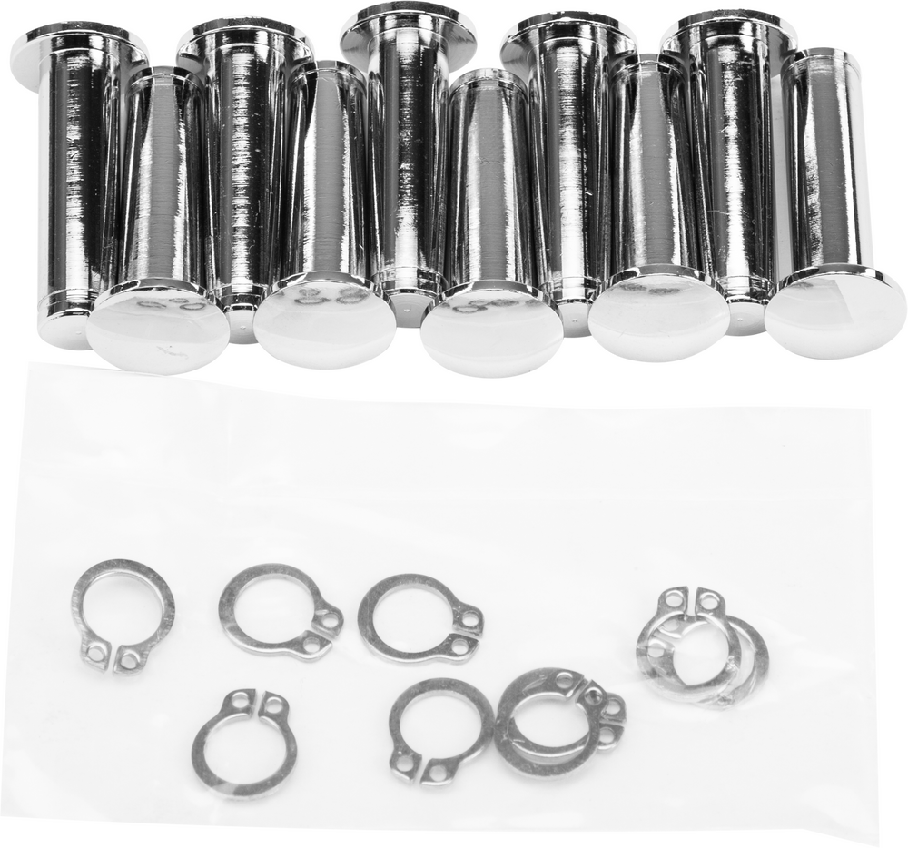 Harddrive Lever PIN & Circlip Bracket ` Chrome - 051209 For Harley Touring 2008-2012