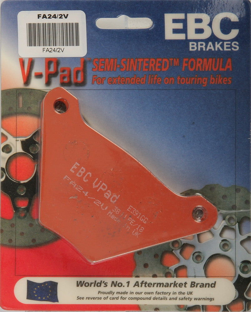 Ebc Brake Pads V-Series - FA24/2V For Harley Motorcycles 1972-1984