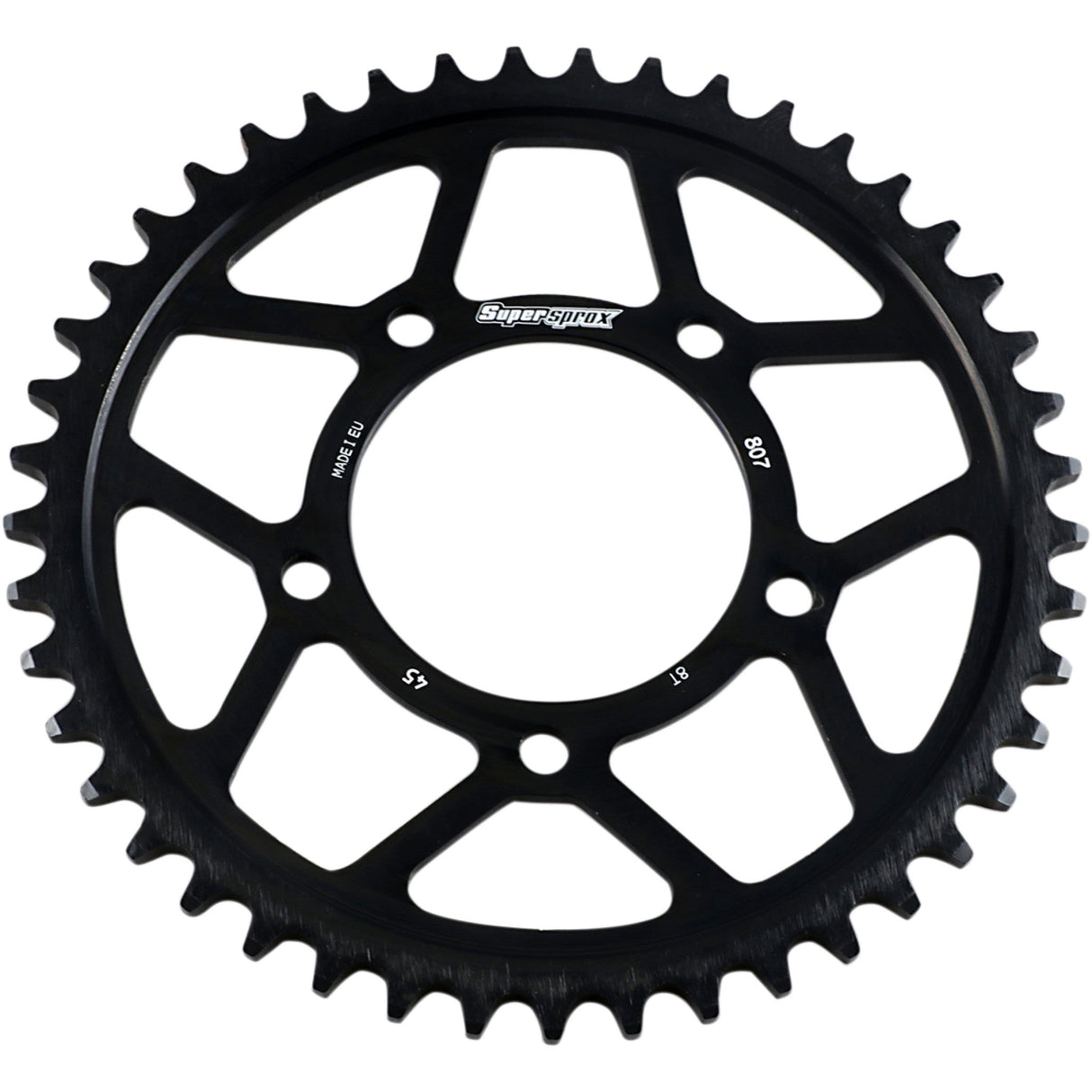 Supersprox Edge Sprocket - RFA-807-45-BLK Suzuki 650 / 650S / 650F 1999-2009