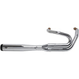 S&s Cycle Superstreet 2-Into-1 Exhaust System - 550-0847B For Harley Softail 2018-2022