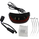 Ciro Crown Taillight With Lightstrike™ Technology Red Lens Black - 40174 For Harley Touring 2006-2026