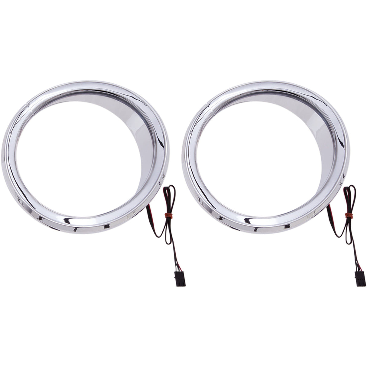 Ciro Shock & Awe® Multi-Color LED Speaker Accents Speaker LED Chrome - 42100 For Harley Touring 2014-2025