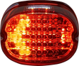 Low Profile LED Taillight with Integrated Auxiliary Turn Signals