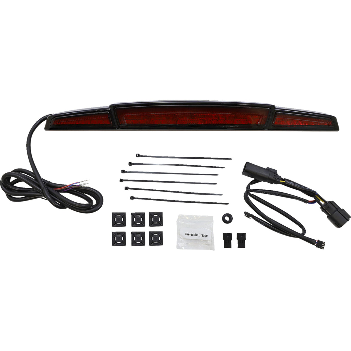 Ciro Streak Trunk Light With Lightstrike™ Technology Black Red - 40115 For Harley Touring 2014-2025