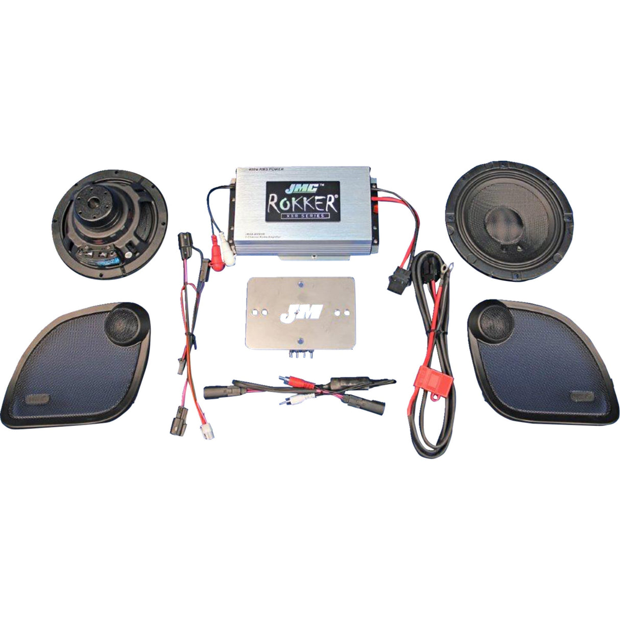 J & M Speaker And Amplifier Kit - RKT6-400HR15 For Harley Road Glide 2015-2023