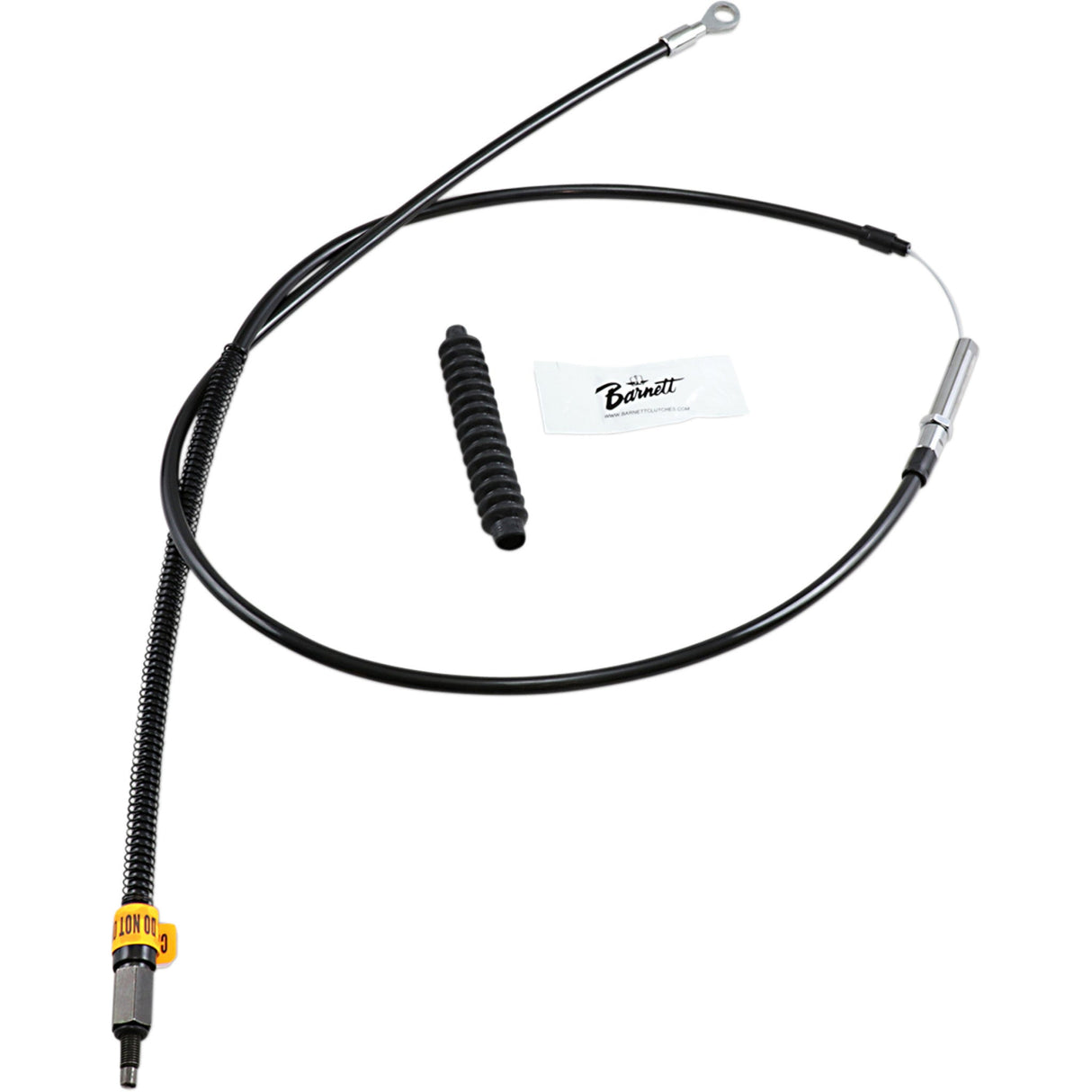 Barnett High-Efficiency Black Vinyl Clutch Cable +6" Size - 101-30-10047-06 For Harley Fat Bob 2008-2017
