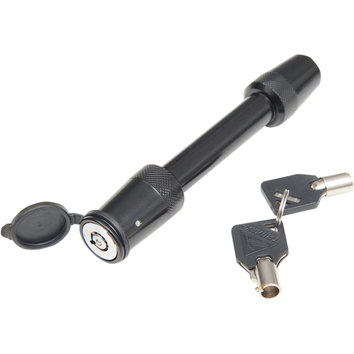 TRIMAX 4010-0032 T3 BLACK Machined Hardened Steel Locking Pin Receiver Lock - With Key - 5/8" - Black