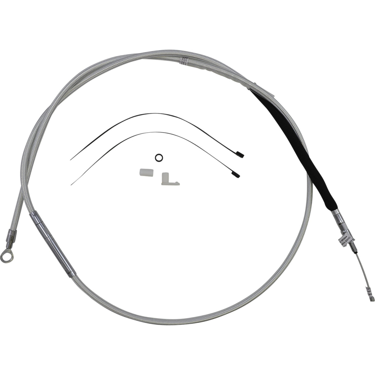 Magnum Shielding High-Efficiency Braided Sterling Chromite II® Clutch Cable /16" - 322826 For Harley Motorcycles 2006-2024