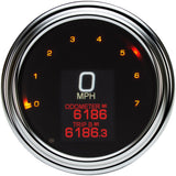 Dakota Digital MLX 2000 Series Gauge Chrome Bezel 4.5" - MLX-2011 For Harley Motorcycles 2011-2024