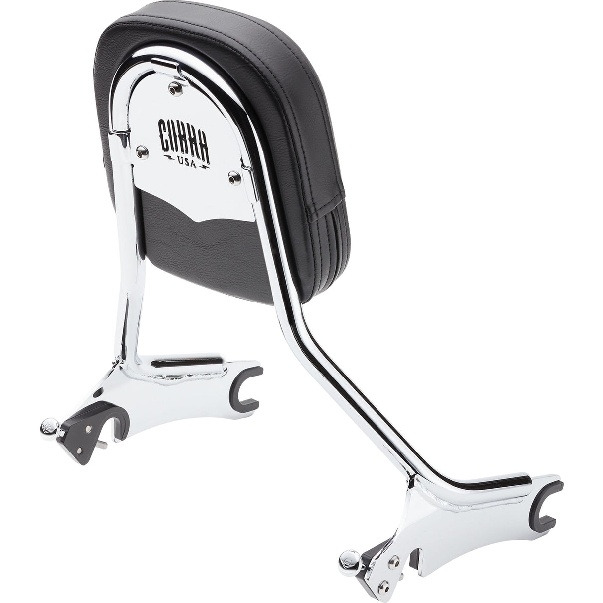 COBRA 1501-0747 502-2005 Tall Detachable Backrest Backrest - Tall - Chrome - Chieftain