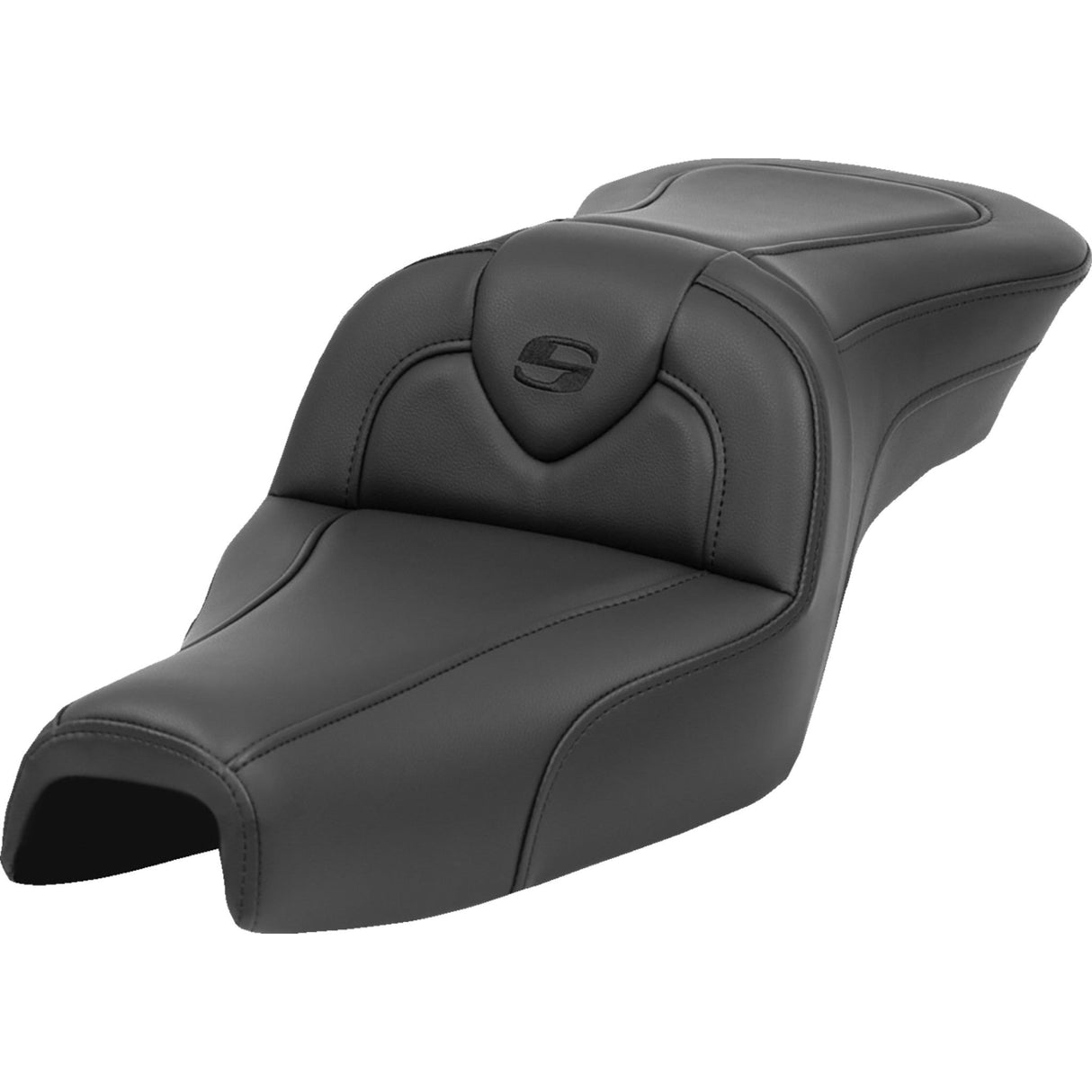 Saddlemen Roadsofa™ Standard Reach Seat Without Backrest Black - 807-03-187 For Harley Sportster 2004-2020 (4.5G Tank)