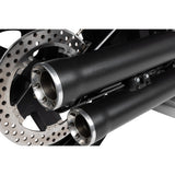 Cobra RPT Slip-On Mufflers 3" Raven Black M8 Softail - 6057B For Harley Softail 2018-2024