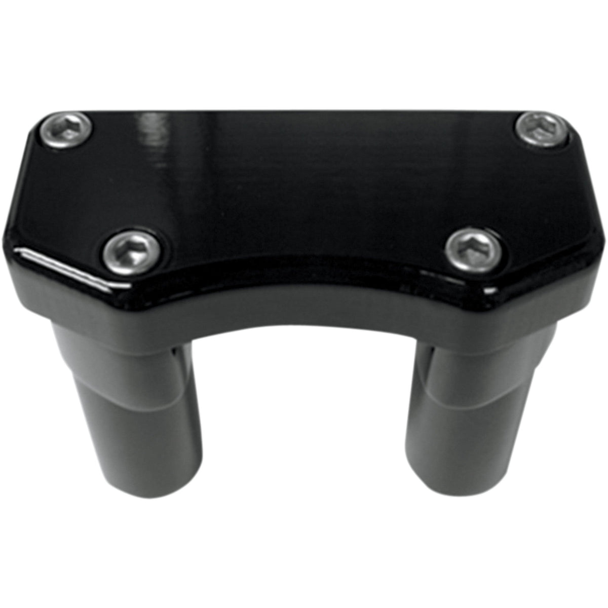 DRAG SPECIALTIES 0602-0587 Handlebar Riser & Top Clamp Kit 3" - buffalo - black
