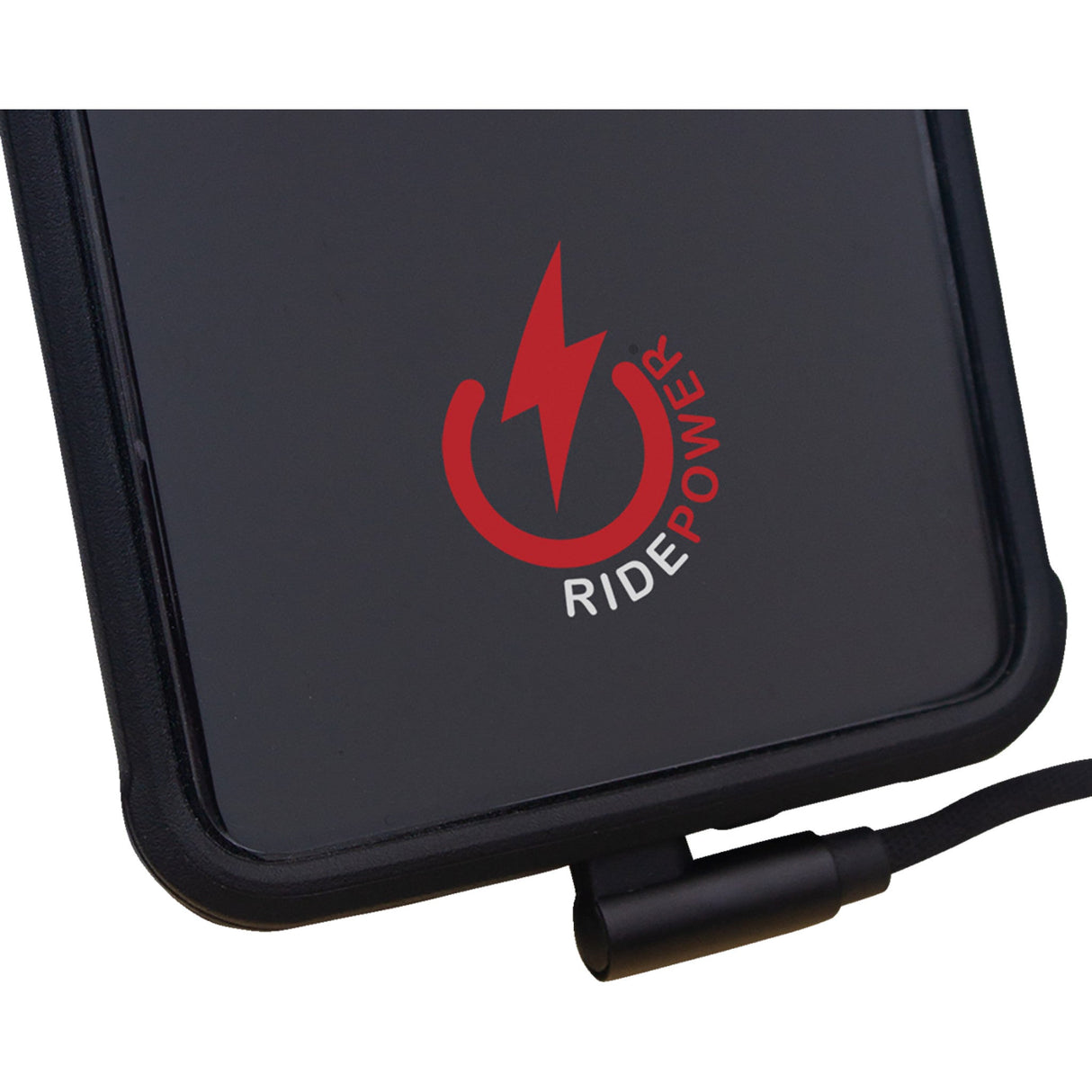 RIDEPOWER 3807-0709 RP90DGUSBUSBC18 18" 90° Male USB to 90° Male USB-C Phone Charging Cable 90° Male USB to 90° Male USB-C Cable - Phone - Charger - 18" - Black