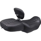 MUSTANG 0801-2119 88420 Wide Deluxe Touring Passenger Seat Deluxe Passenger Seat - Wide - Black Stitch - FLT/FLH '23-'25