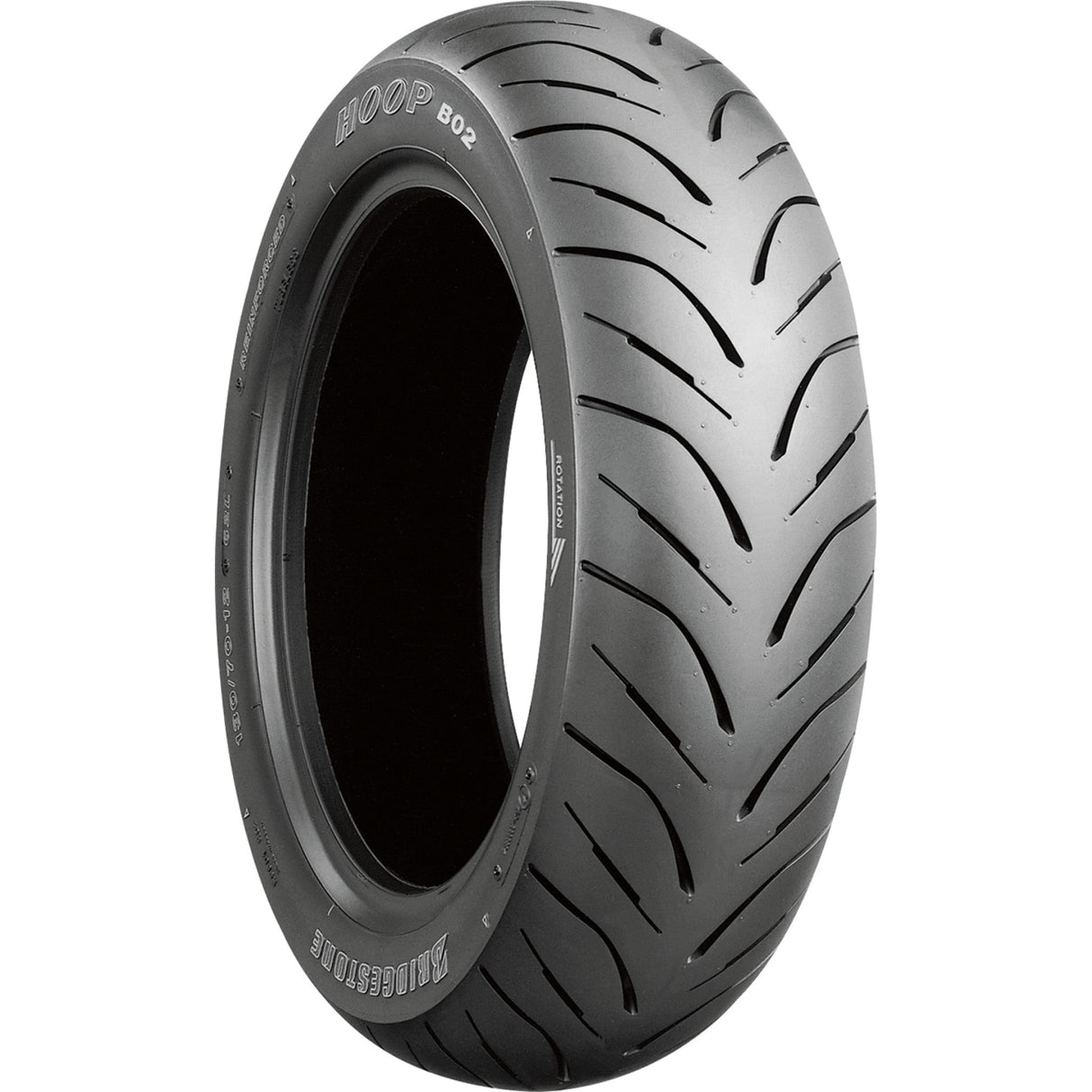 BRIDGESTONE 0340-0120 113382 Hoop Tire Tire - Hoop - Rear - 150/70-13 - 64S