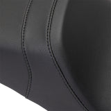 Danny Gray LowIST 2-Up Seat Black Vinyl - FA-DGE-0285 For Harley Touring 2008-2023