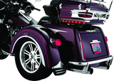 Kuryakyn 7220 Rear Mud Flaps For Trikes Chrome