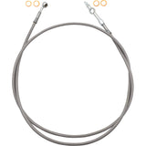 FAT Baggers INC. EZ Install Brake Line 60" Stainless Steel Braid - 120060 For Harley Touring 2008-2013