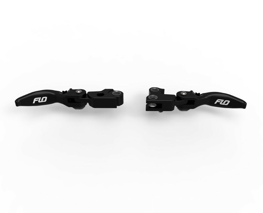 Flo Motorsports 122-0814 SHORT HD-813 SHORTY MX LEVER SET BLACK `23-24 CVO