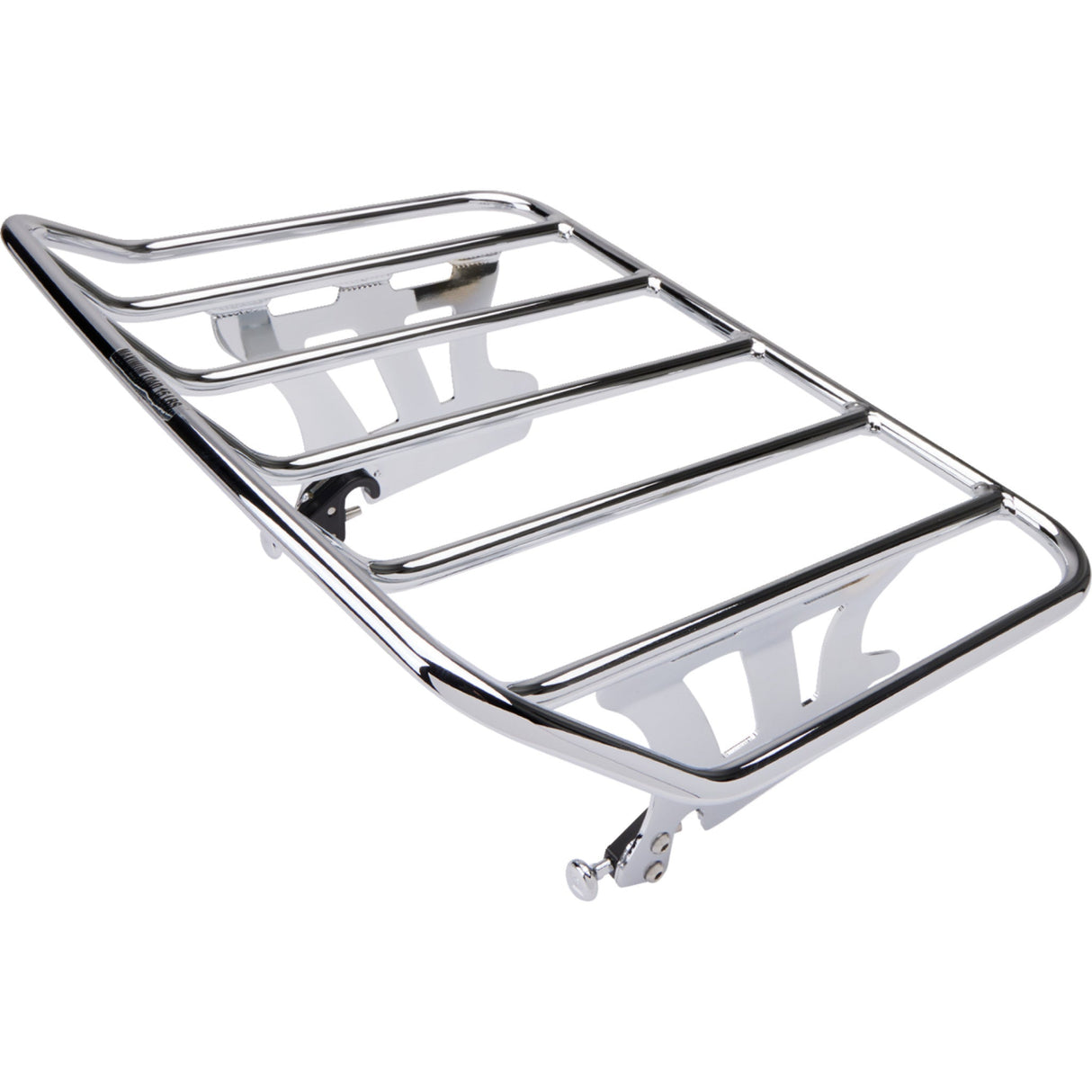 Cobra Big Ass® Detachable Luggage Rack — Flip-Up Chrome - 602-2601 For Harley Touring 1997-2008