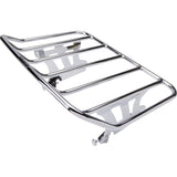 Cobra Big Ass® Detachable Luggage Rack — Flip-Up Chrome - 602-2601 For Harley Touring 1997-2008