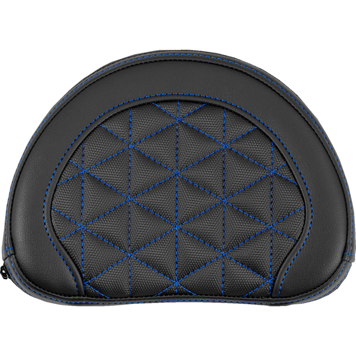 SADDLEMEN 0822-0691 051331101 Contoured Sissy Bar Pad tri-gripper - blue stitch