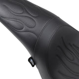DRAG SPECIALTIES Predator Seat Black - FL/FX '06-'17