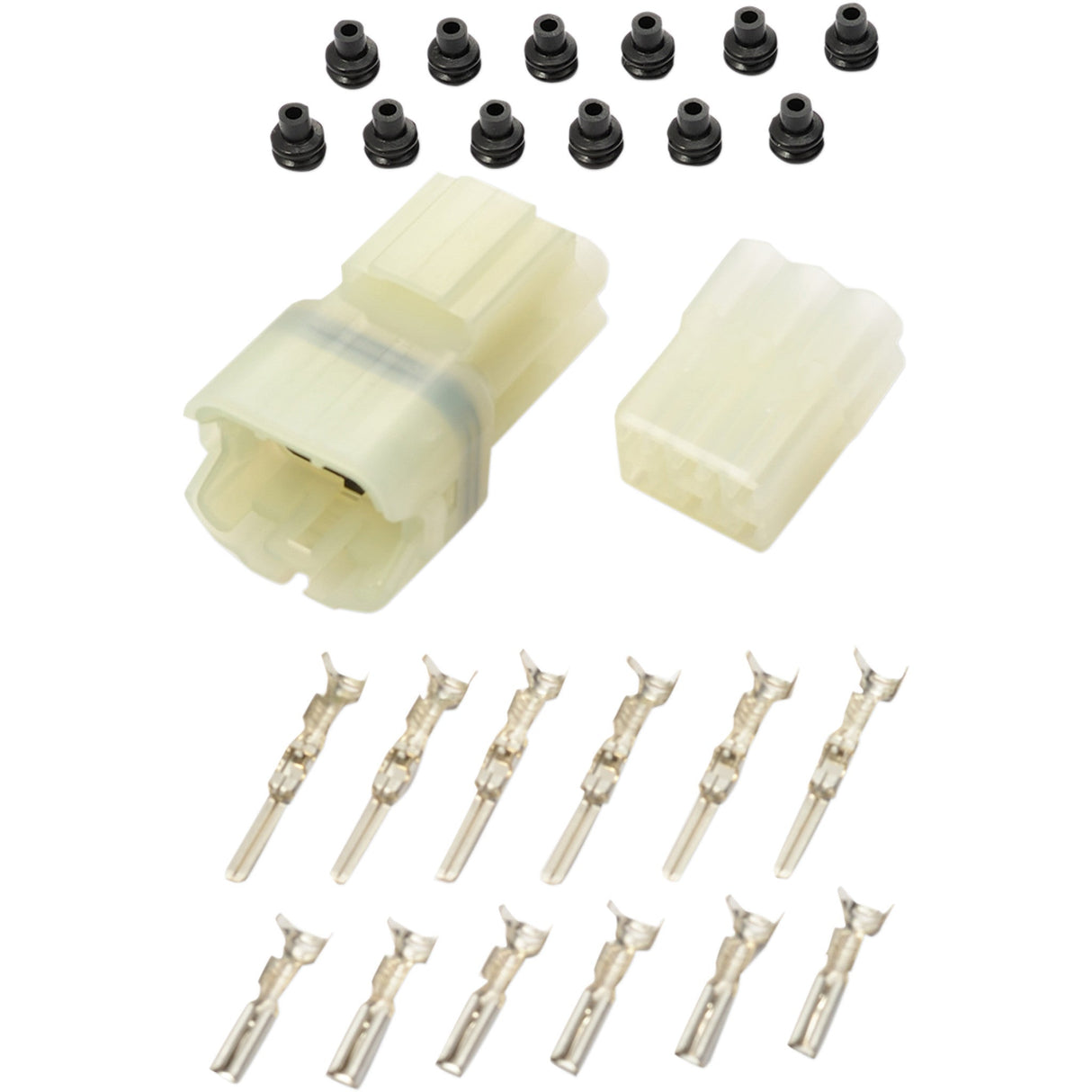 SHINDY 2120-0898 16-626 Universal Water Resistant Multi-Connector Electrical Connectors Multi-Conductor Electrical Connectors - Six-Pin - Water-Resistant