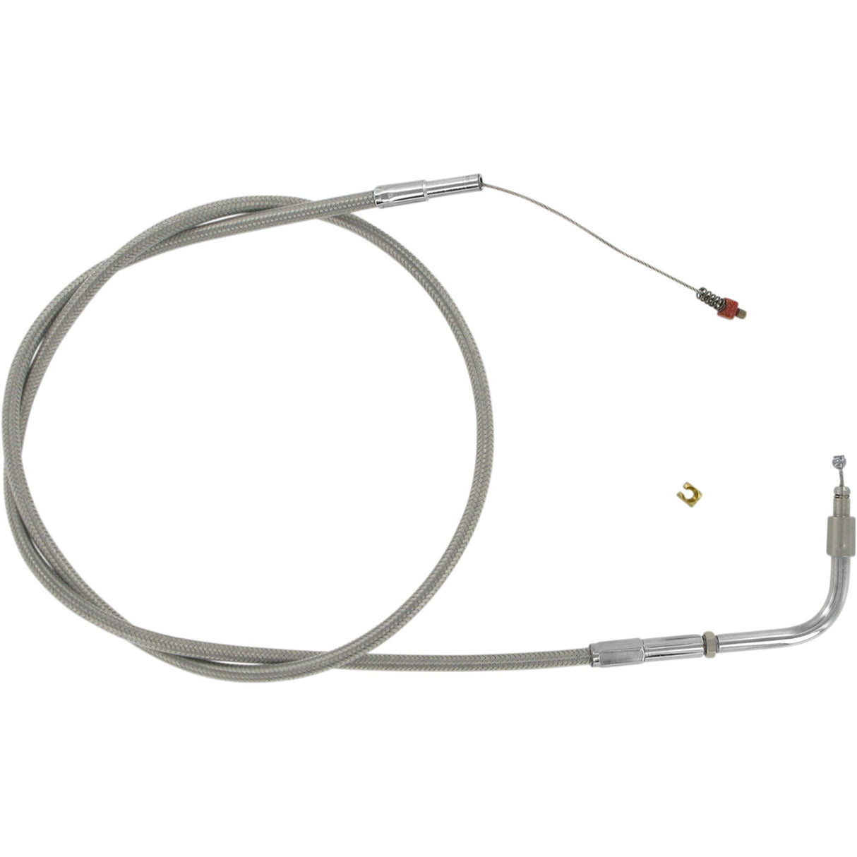 Barnett Stainless Steel Throttle Idle Cable +3" - 102-30-30012-03 For Harley Softail 2000-2015