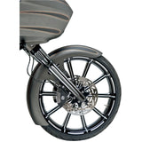 Arlen Ness Dual-Disc Hot Legs Fork Legs Black Anodized Deep Cut Dual Disc - 06-513 For Harley Touring 2000-2007