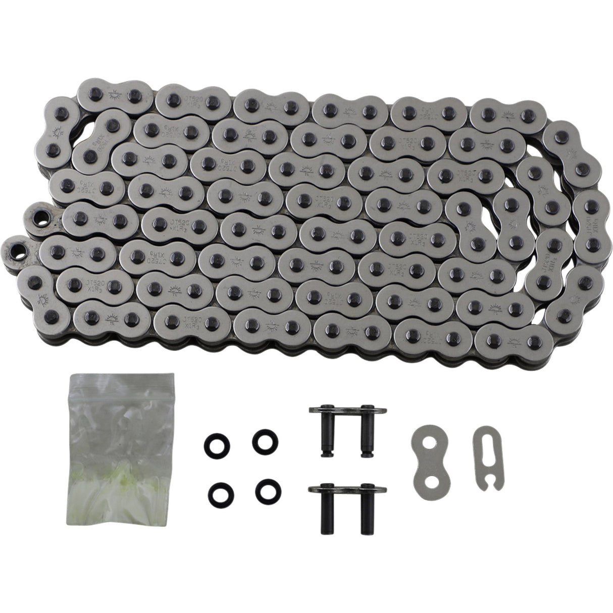 JT CHAINS 1223-1592 JTC520X1R3NN106DL 520 X1R3 Drive Chain 520 X1R3 Chain - Nickel - 106 Link