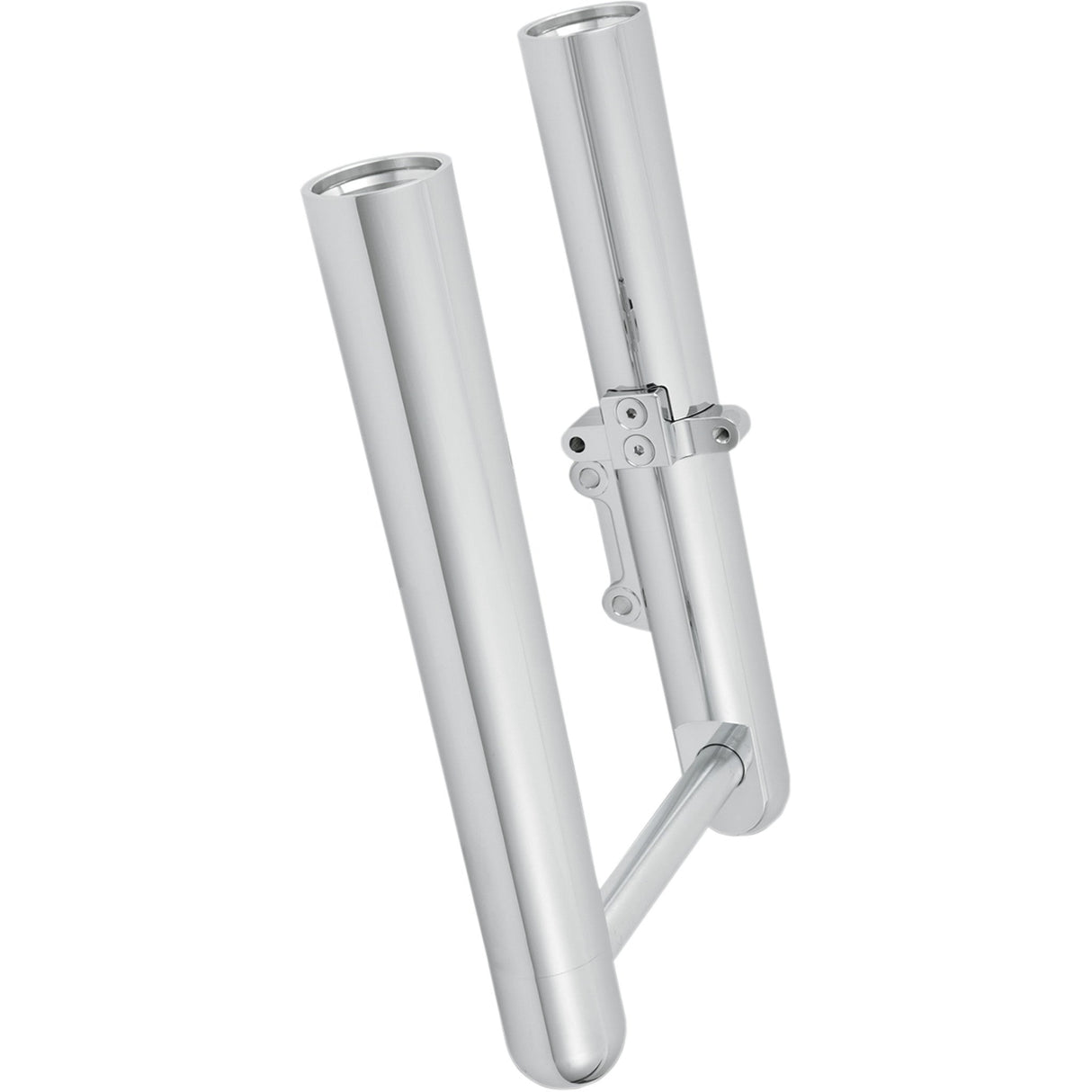 Arlen Ness Hot Legs Fork Leg — Smooth Chrome Custom Single Disc Smooth - 06-550 For Harley Softail 2007-2017