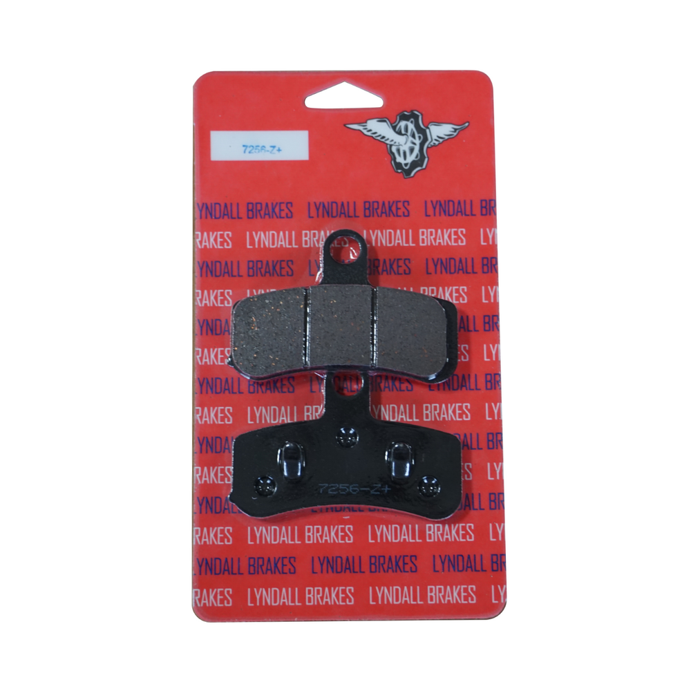 Lyndall Brakes Brake PAD Front Z+ - 7256-Z+ For Harley Motorcycles 2008-2017