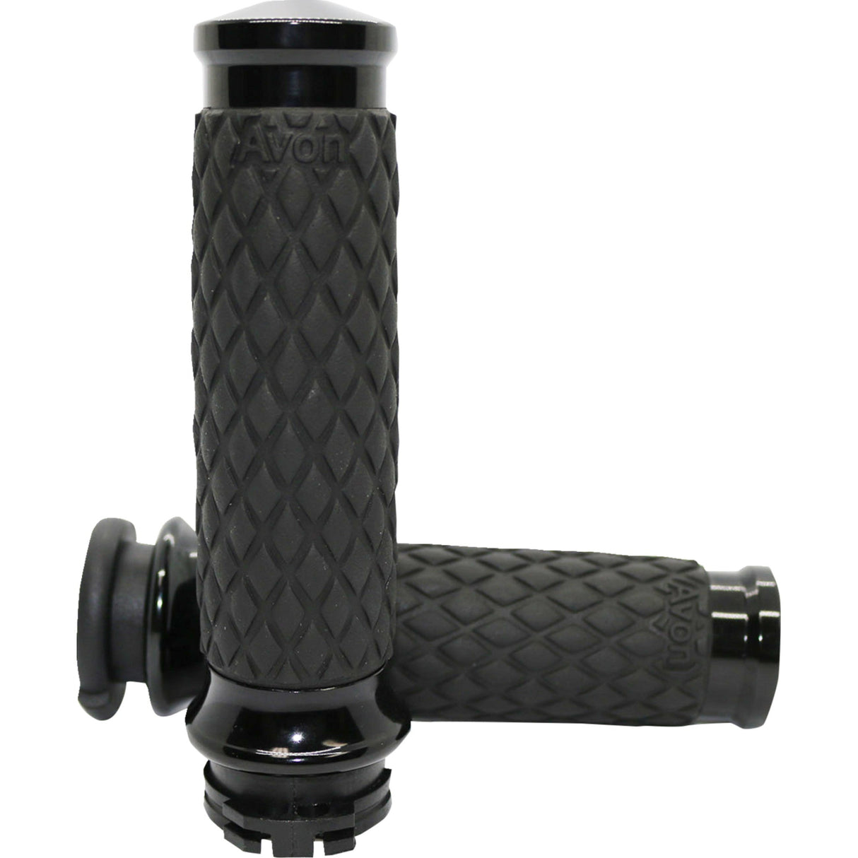Avon Custom Contour Grips - DIA-65-ANO-FLY For Harley Motorcycles 2008-2024