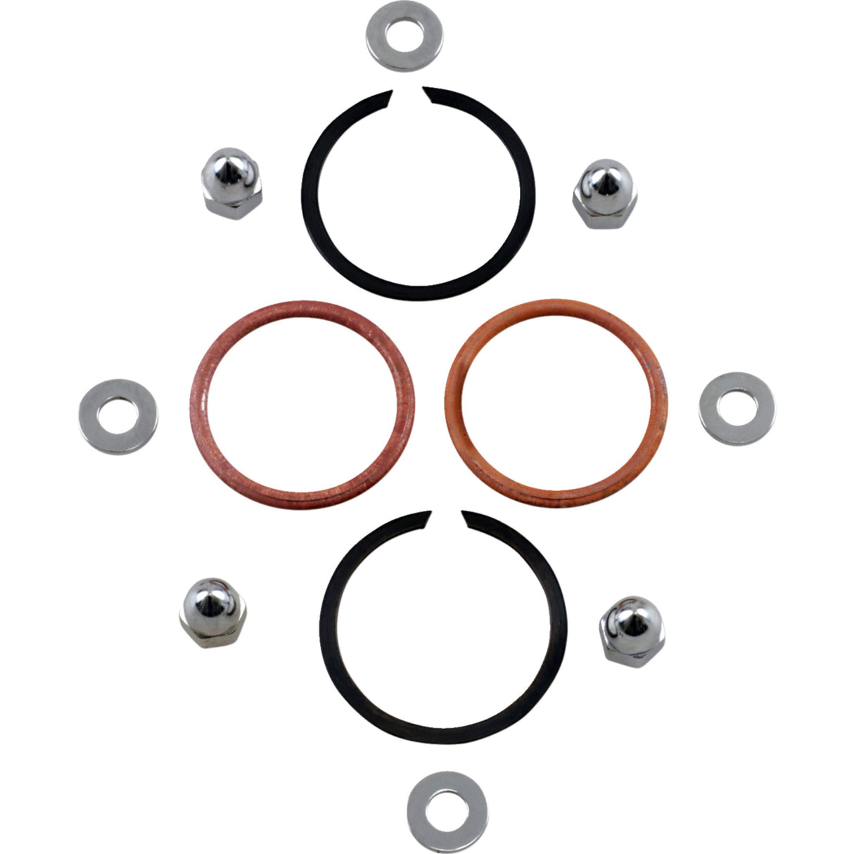 JAMES GASKET 0934-1628 65324-83-KCR1 Exhaust Port Gasket Kit Exhaust Port Copper Gasket Kit - Big Twin/XL