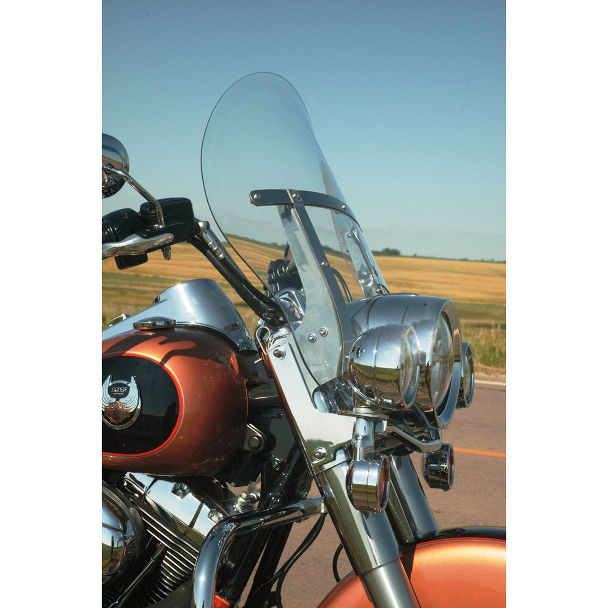 Klock Werks Billboard Flare® Windshield 16" Clear - KWW-02-0237 For Harley Touring 2017-2025