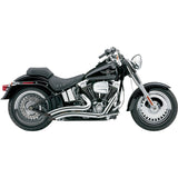 Cobra Short Swept 2-Into-2 Exhaust System - 6225 For Harley Softail 2012-2017