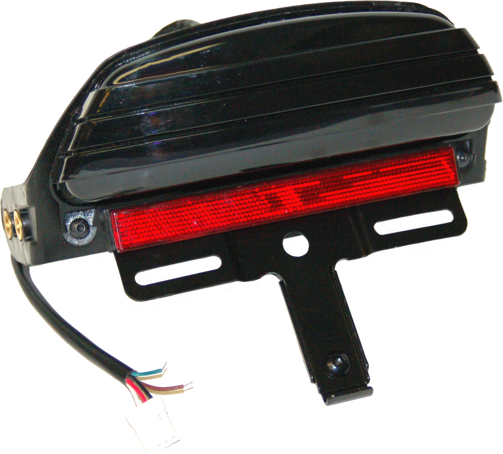 Letric Lighting Co LLC-DTL-RS Dyna LED Tailight RED Lense For Harley Fat Bob 2008-2013