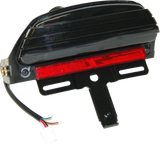 Letric Lighting Co LLC-DTL-RS Dyna LED Tailight RED Lense For Harley Fat Bob 2008-2013