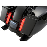 Ciro Filler Panel Tail Lights Smoke Lens Black - 42051 For Harley Touring 2023-2026
